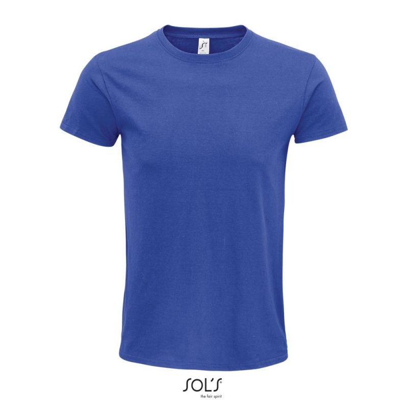 Camiseta Unisex Ajustada De Cuello Redondo Epic Sols - Azul Royal - Sols