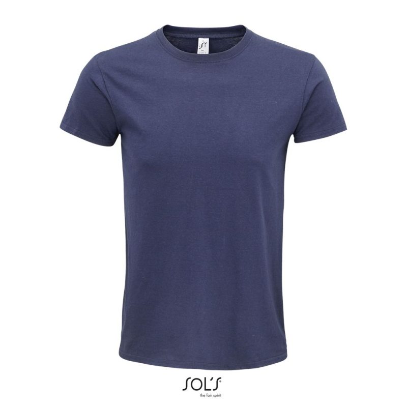 Camiseta Unisex Ajustada De Cuello Redondo Epic Sols - French Marino - Sols