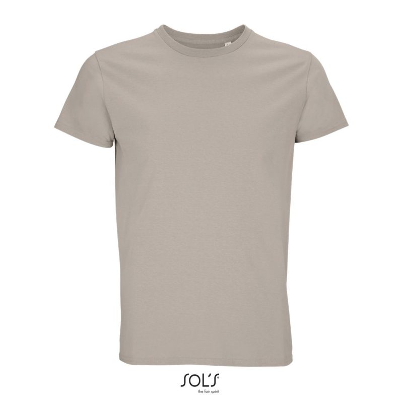 Camiseta Hombre Ajustada De Punto Liso Y Cuello Redondo Pioneer Men Sols - Cuerda - Sols