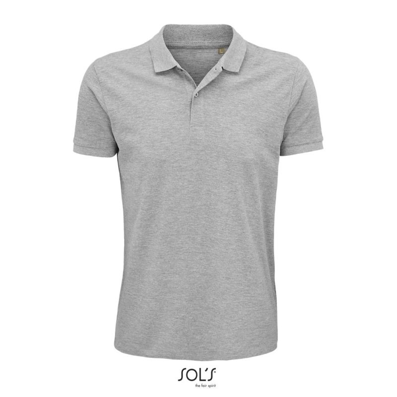 Polo Hombre Planet Men Sols - Gris Mezcla - Sols