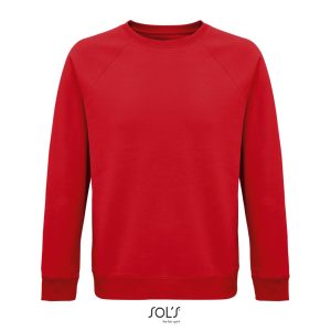 Sudadera Unisex De Cuello Redondo Space Sols - Rojo - Sols