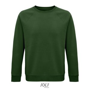 Sudadera Unisex De Cuello Redondo Space Sols - Verde Botella - Sols