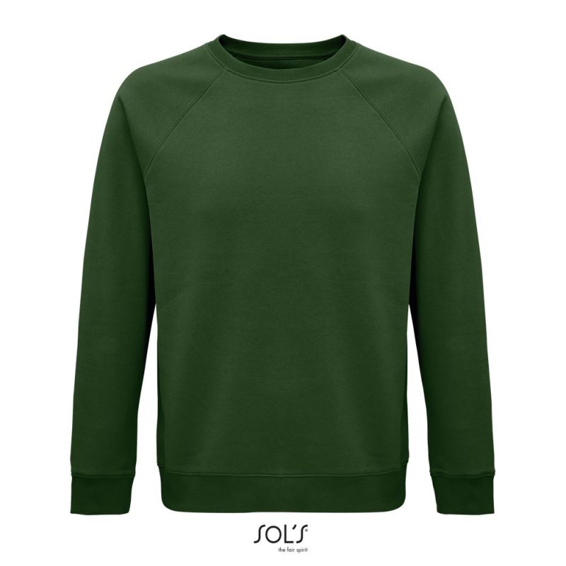 Sudadera Unisex De Cuello Redondo Space Sols - Verde Botella - Sols