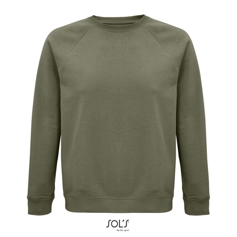 Sudadera Unisex De Cuello Redondo Space Sols - Caqui - Sols