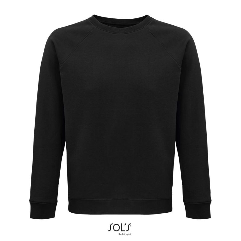 Sudadera Unisex De Cuello Redondo Space Sols - Negro - Sols