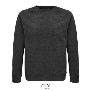 Sudadera Unisex De Cuello Redondo Space Sols - Antracita Mezcla - Sols