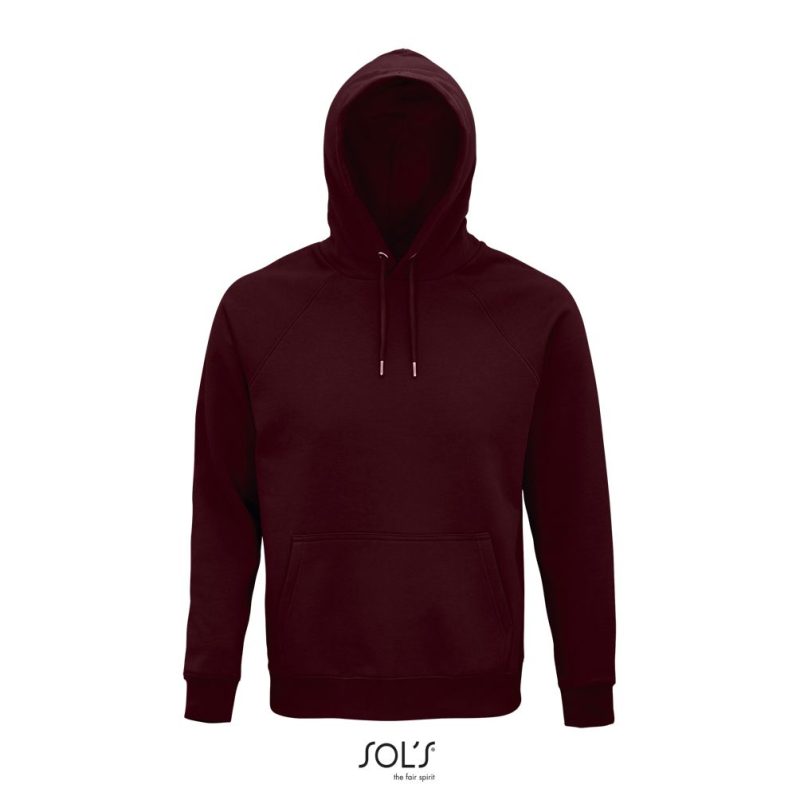 Sudadera Unisex Con Capucha Stellar Sols - Burdeos - Sols