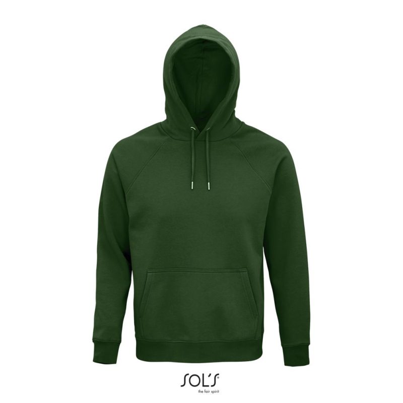 Sudadera Unisex Con Capucha Stellar Sols - Verde Botella - Sols