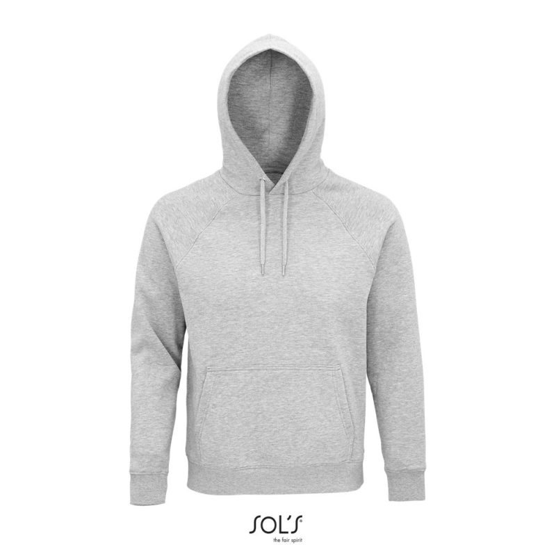 Sudadera Unisex Con Capucha Stellar Sols - Gris Mezcla - Sols