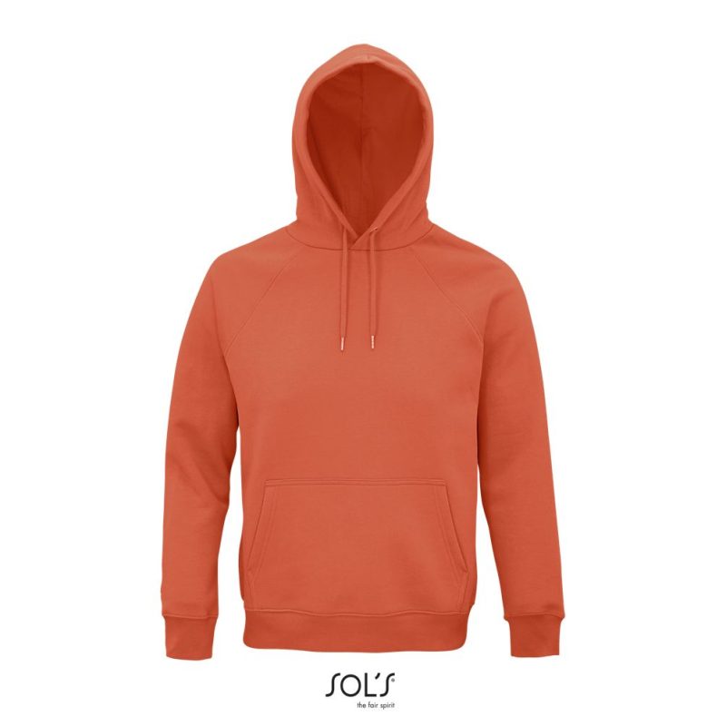 Sudadera Unisex Con Capucha Stellar Sols - Naranja Tostado - Sols