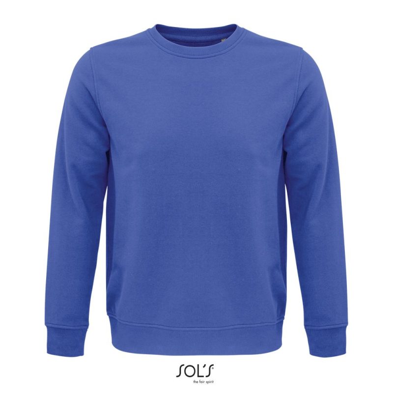 Sudadera Unisex De Cuello Redondo Comet Sols - Azul Royal - Sols
