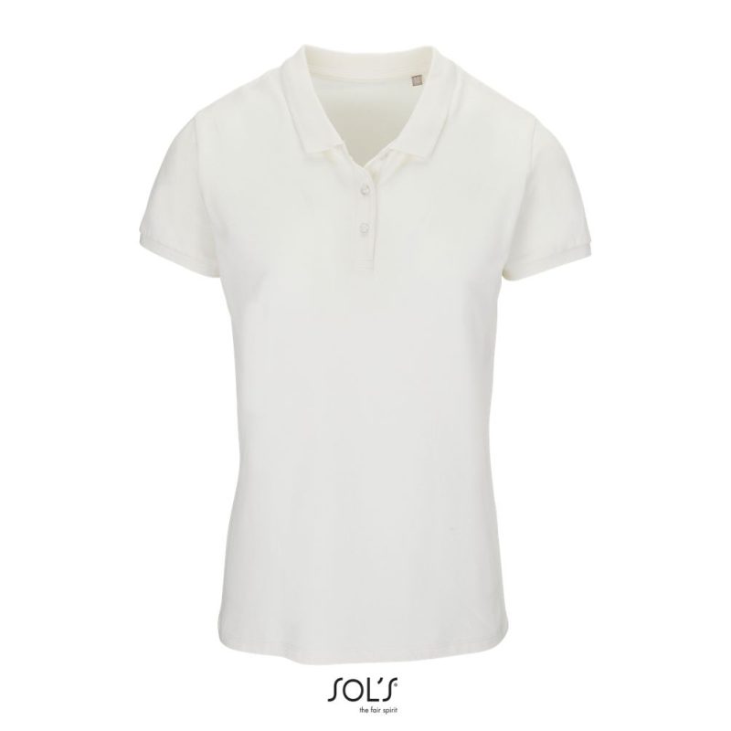 Polo Mujer Planet Women Sols - Blanco Crema - Sols