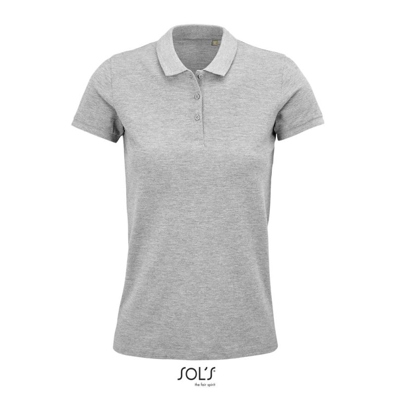 Polo Mujer Planet Women Sols - Gris Mezcla - Sols