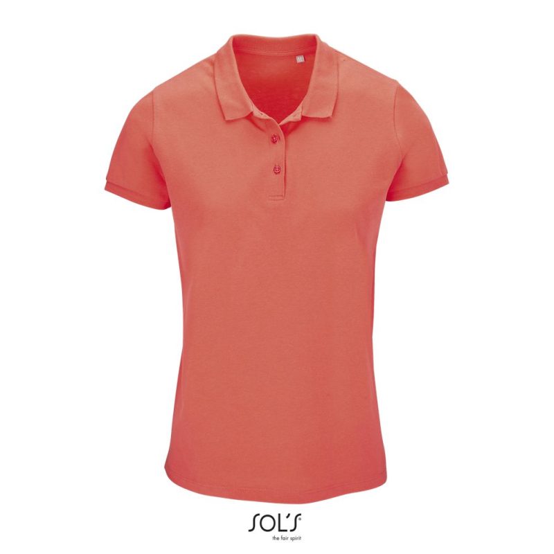 Polo Mujer Planet Women Sols - Naranja Pop - Sols