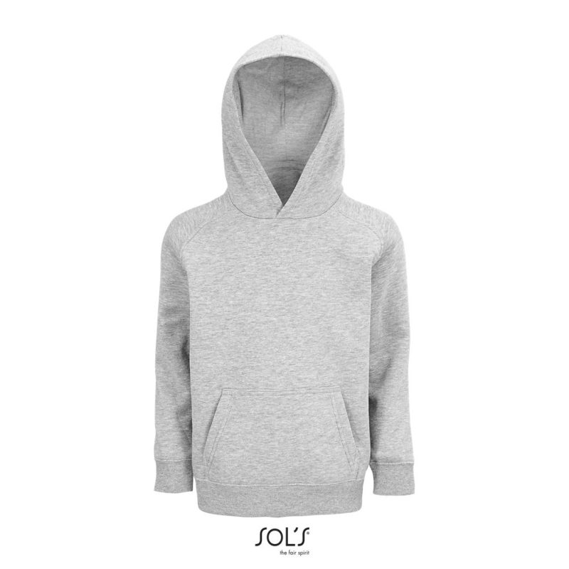 Sudadera Niño Con Capucha Stellar Kids Sols - Gris Mezcla - Sols