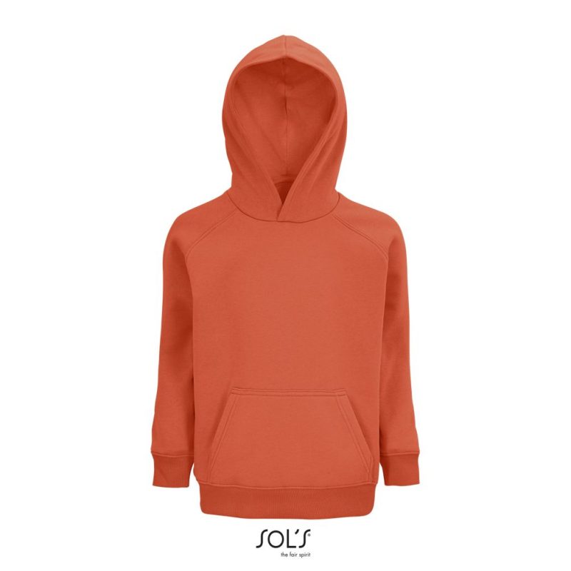 Sudadera Niño Con Capucha Stellar Kids Sols - Naranja Tostado - Sols