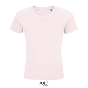 Camiseta Ajustada De Cuello Redondo Para Niños Pioneer Kids Sols - Rosa Palido - Sols