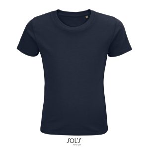 Camiseta Ajustada De Cuello Redondo Para Niños Pioneer Kids Sols - French Marino - Sols