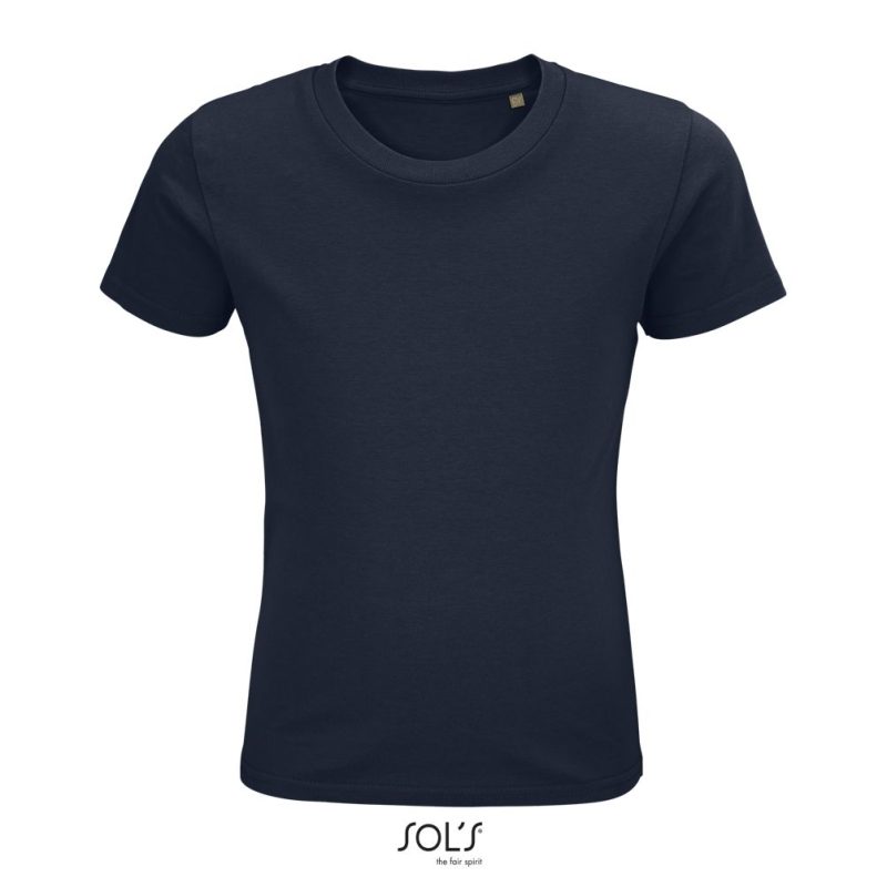 Camiseta Ajustada De Cuello Redondo Para Niños Pioneer Kids Sols - French Marino - Sols
