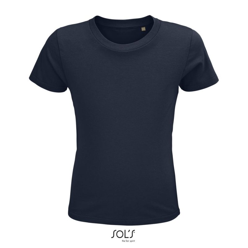 Camiseta Ajustada De Cuello Redondo Para Niño Crusader Kids Sols - French Marino - Sols