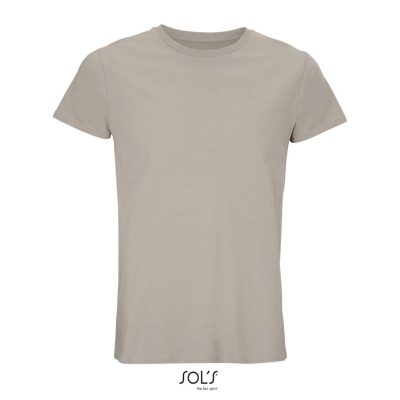 Camiseta Hombre Ajustada De Punto Liso Y Cuello Redondo Crusader Men Sols - Cuerda - Sols