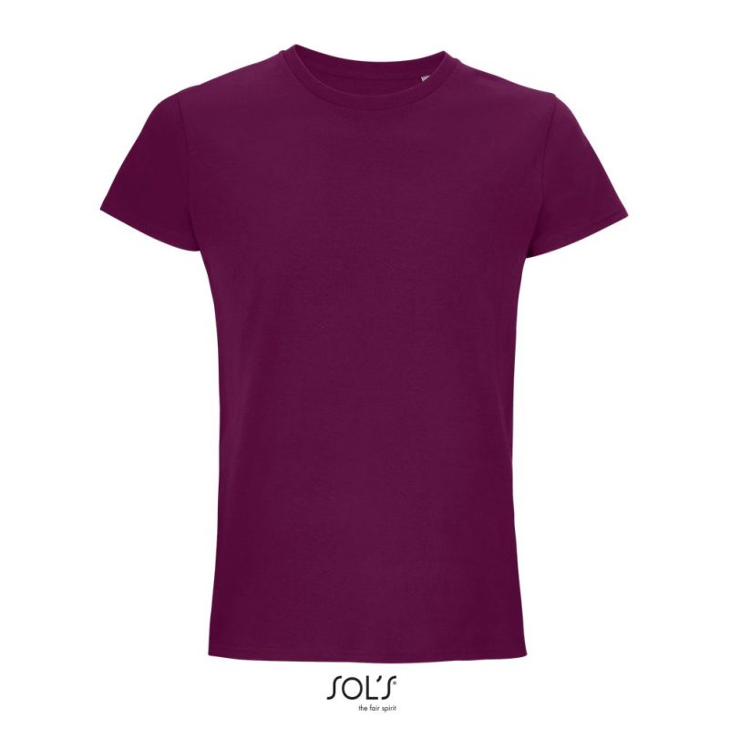 Camiseta Hombre Ajustada De Punto Liso Y Cuello Redondo Crusader Men Sols - Morado Astral - Sols
