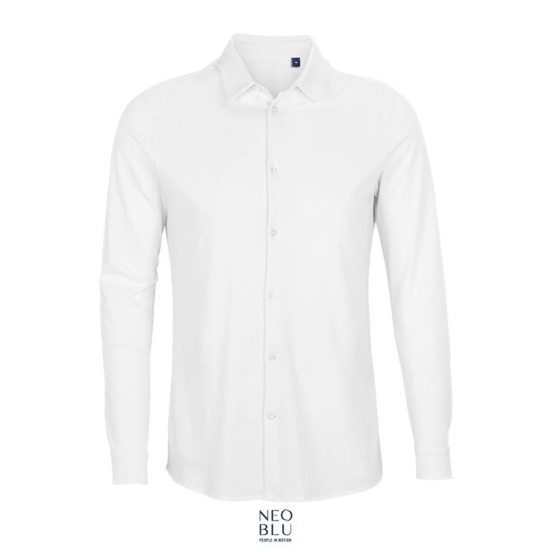 Camisa De Algodón Para Hombre Neoblu Basile Men Sols - Blanco Óptimo - Sols