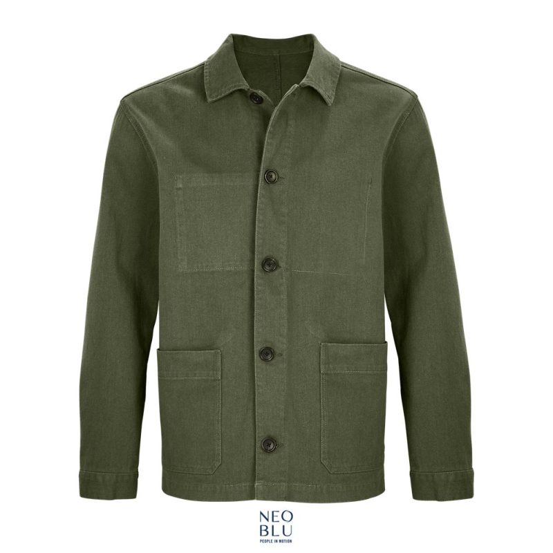 Chaqueta De Trabajo Unisex Neoblu Mael Sols - Kaki Oscuro - Sols