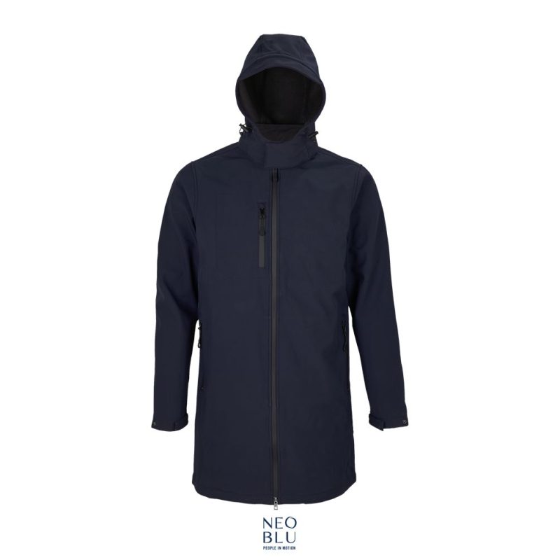 Chaqueta Larga Softhsell Para Hombre Neoblu Achille Men Sols - Noche - Sols