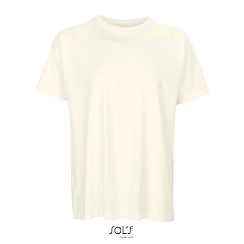 Camiseta De Hombre Oversize Boxy Men Sols - Blanco Crema - Sols