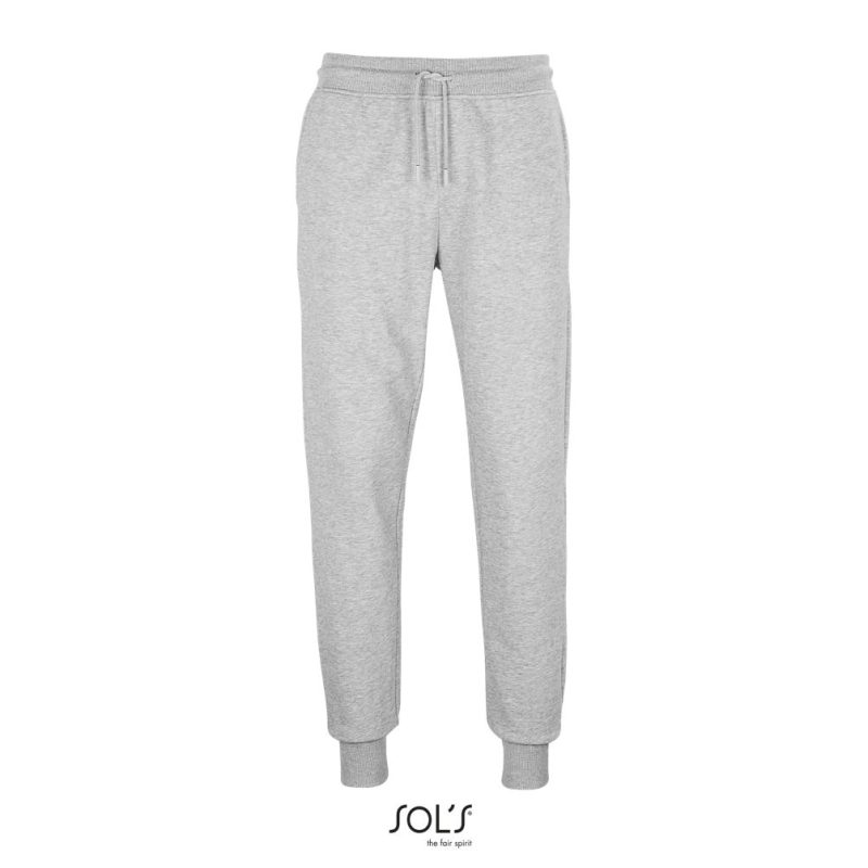 Pantalones De Chándal French Terry Para Hombre Jet Men Sols - Gris Mezcla - Sols