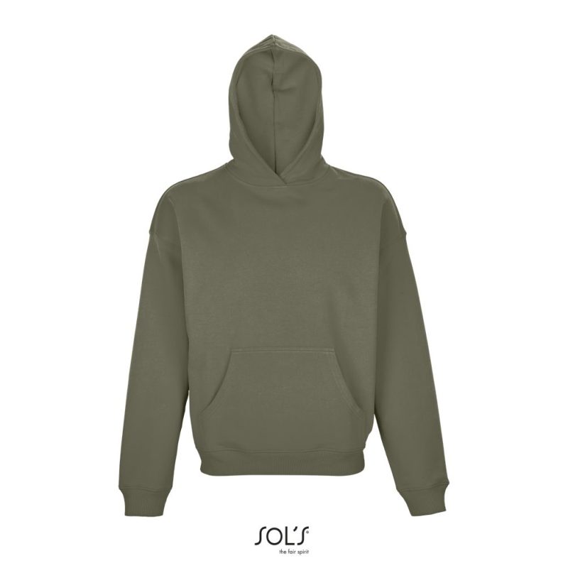 Sudadera Unisex Oversize Connor Sols - Caqui - Sols