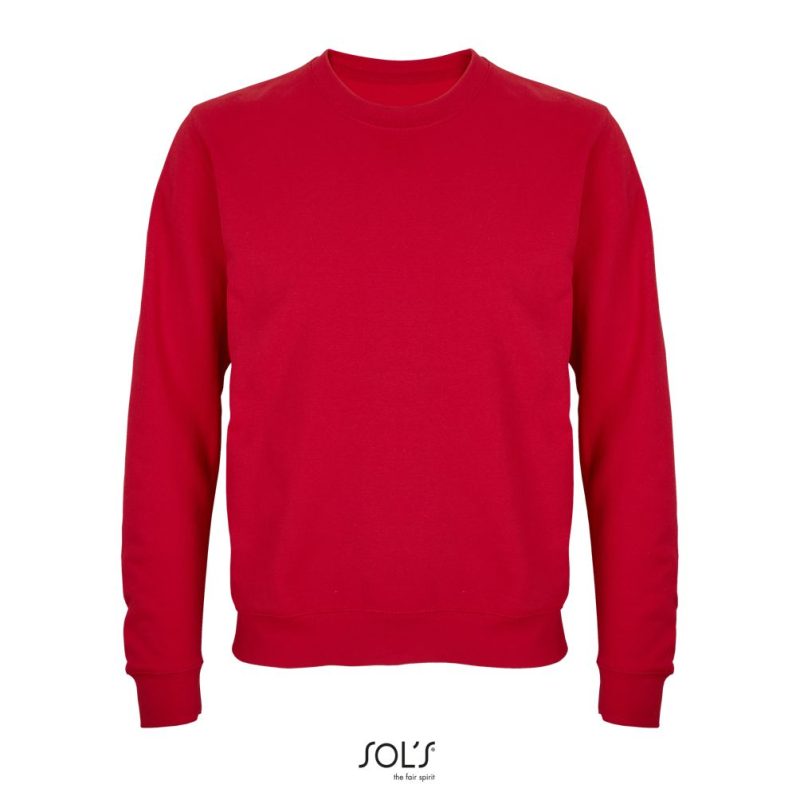 Sudadera Unisex Cuello Redondo Columbia Sols - Rojo Vivo - Sols