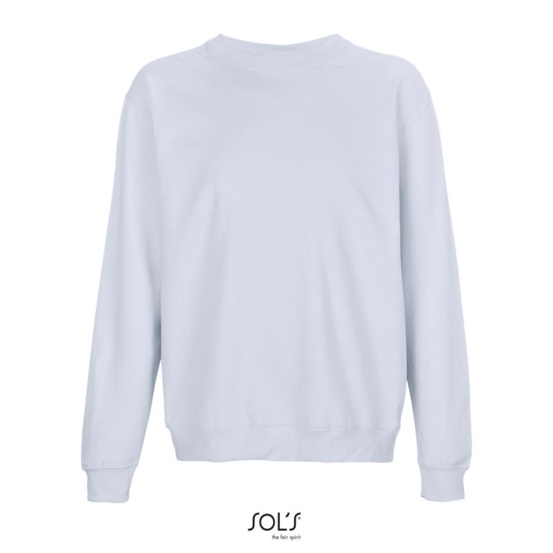 Sudadera Unisex Cuello Redondo Columbia Sols - Azul Crema - Sols