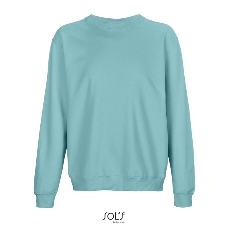 Sudadera Unisex Cuello Redondo Columbia Sols - Azul Piscina - Sols