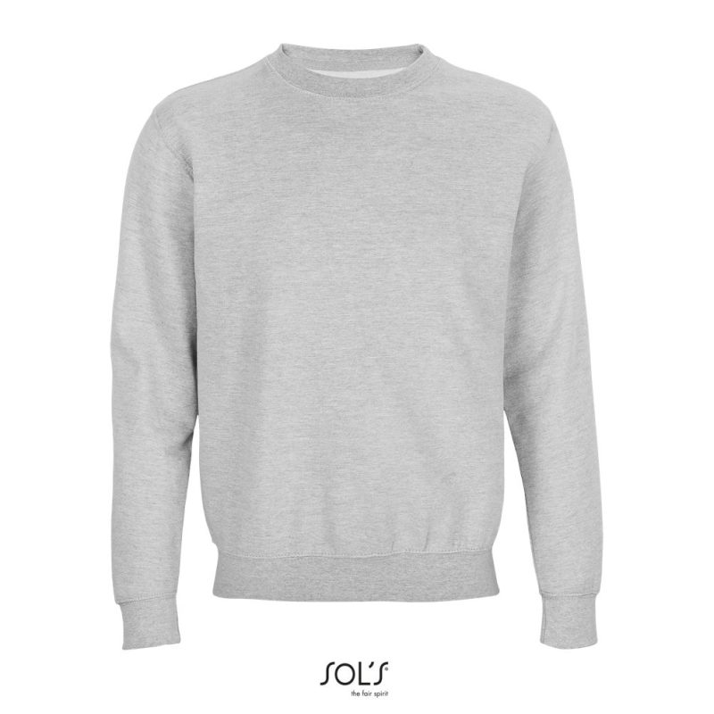 Sudadera Unisex Cuello Redondo Columbia Sols - Gris Mezcla - Sols