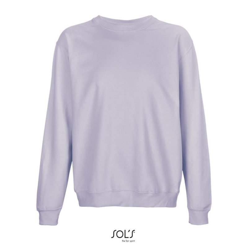 Sudadera Unisex Cuello Redondo Columbia Sols - Lila - Sols