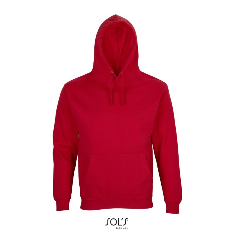 Sudadera Unisex Con Capucha Condor Sols - Rojo Vivo - Sols