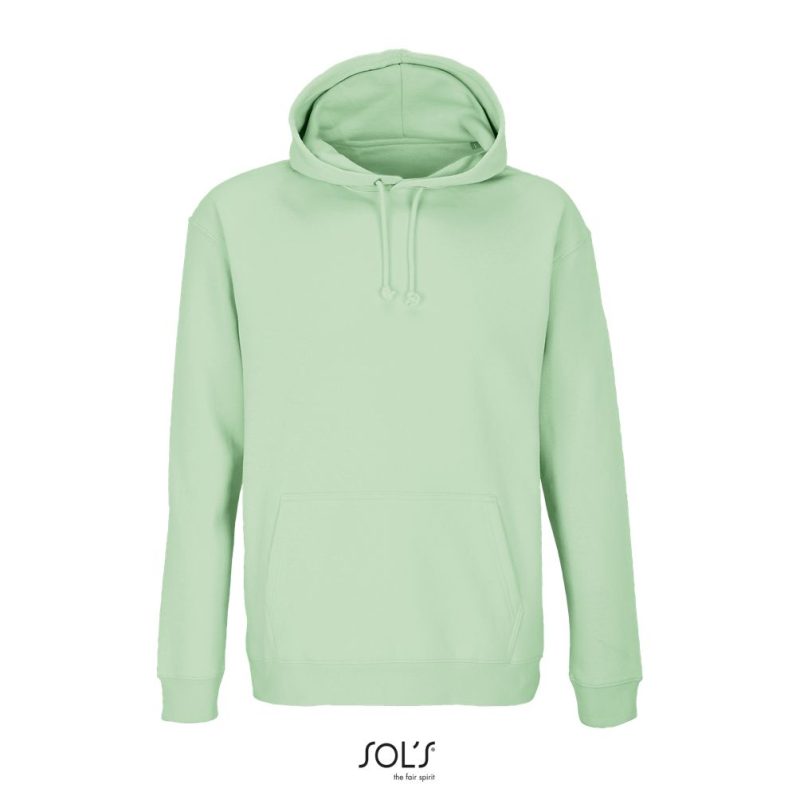 Sudadera Unisex Con Capucha Condor Sols - Verde Hielo - Sols