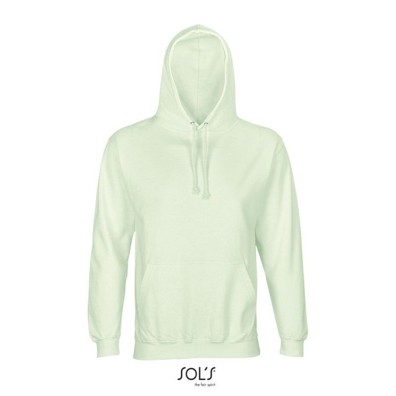Sudadera Unisex Con Capucha Condor Sols - Verde Crema - Sols