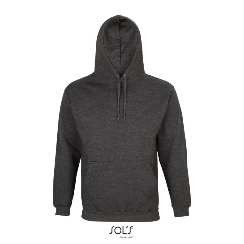 Sudadera Unisex Con Capucha Condor Sols - Antracita Mezcla - Sols