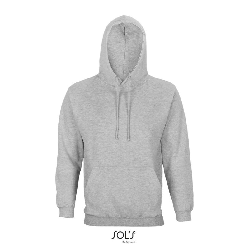 Sudadera Unisex Con Capucha Condor Sols - Gris Mezcla - Sols