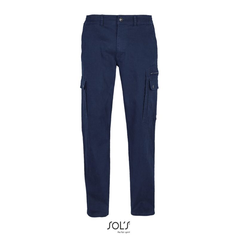 Pantalones Elásticos De Hombre Docker Sols - Pro Azul Marino - Sols