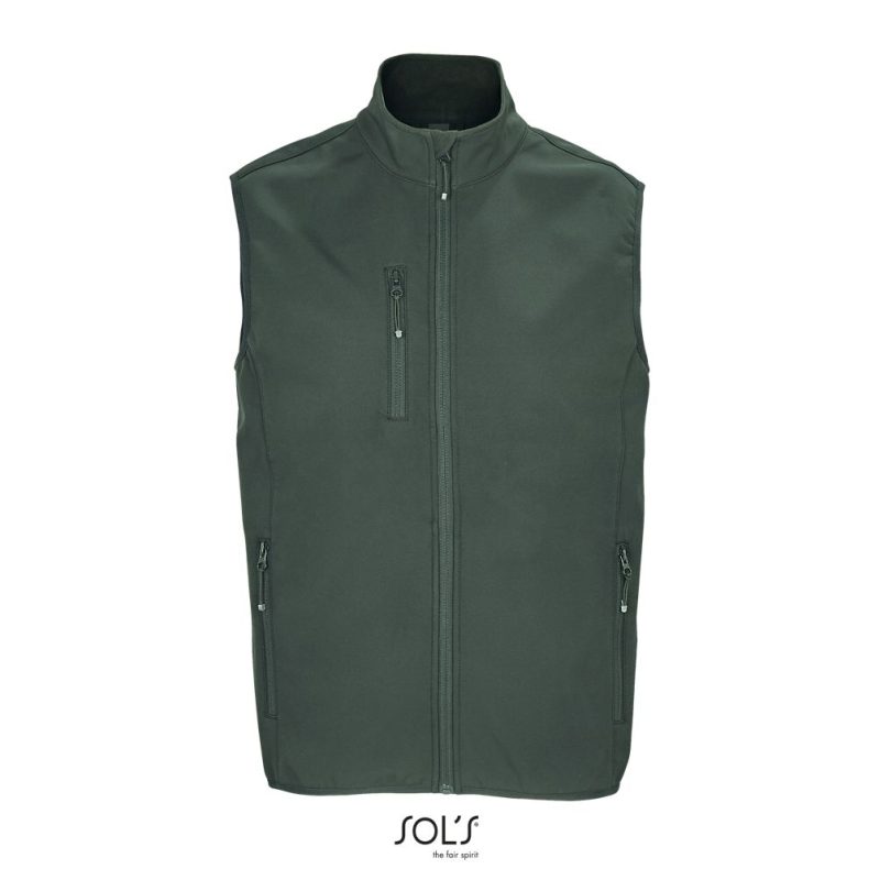 Chaleco De Hombre Softshell Falcon Bw Men Sols - Verde Bosque - Sols
