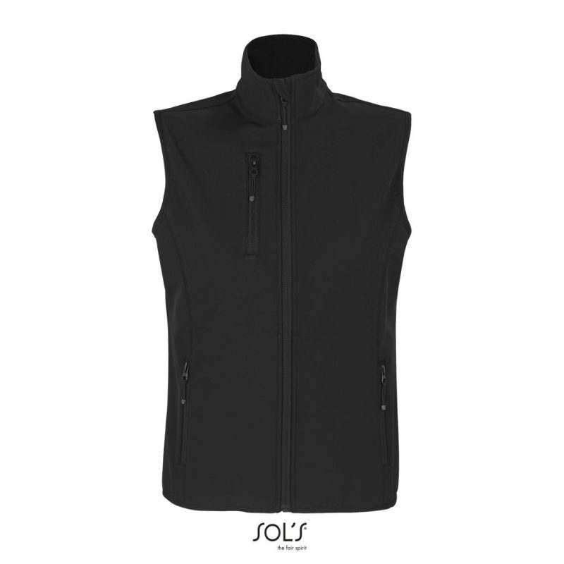 Chaleco Softshell Para Mujer Falcon Bw Women Sols - Negro - Sols
