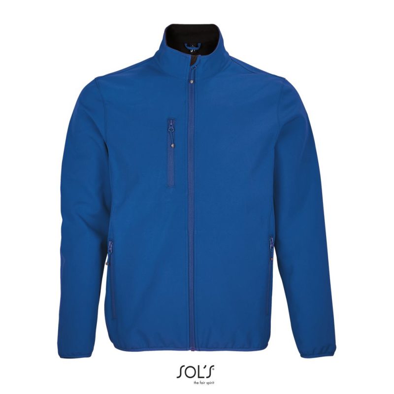 Chaqueta Softshell Con Cremallera Para Hombre Falcon Men Sols - Azul Royal - Sols