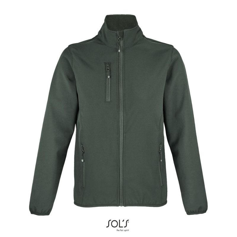 Chaqueta Softshell Con Cremallera Para Mujer Falcon Women Sols - Verde Bosque - Sols