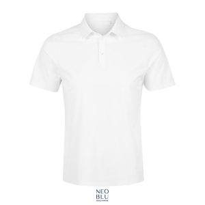 Polo Hombre De Punto Liso Mercerizado Neoblu Relax Oscar Men Sols - Blanco Óptico - Sols