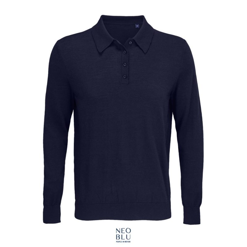 Jersey Hombre Cuello De Polo Neoblu Stefan Sols - Noche - Sols