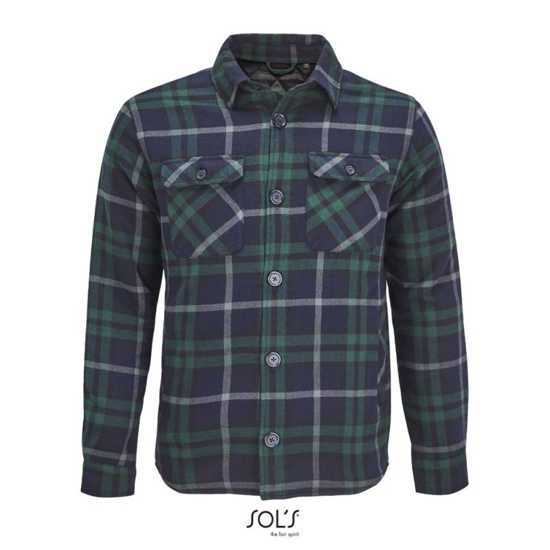 Sobrecamisa Unisex De Cuadros Noah Sols - Verde Imperio - Sols